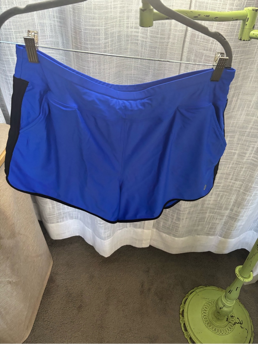 Livi Active Royal Blue Athletic Shorts with Black Trim